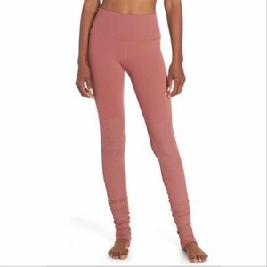 Alo Goddess High Waisted Mauve Leggings